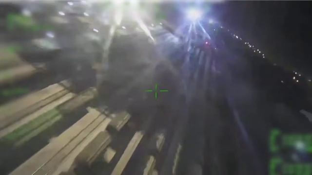 "Геранька" летит по делам в жд. Депо, Сумы, март 2025 г.