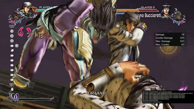 JoJo's Bizarre Adventure: All-Star Battle R Jotaro P4 Combo смотреть онлайн