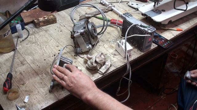 Восстановление   промышленной швейны машина Jack JK 8720H.  Часть №2.