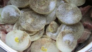 Шашлык из свинины с уксусом и луком