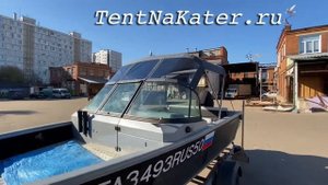 Тент ходовой бимини FishSport на Волжанку 46ф Vboats