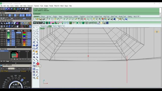 #diamond_ring #jwellery #rhinoceros #3d #matrix #matrix_designe #cad #fulltutorial #easy #ring