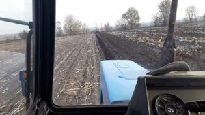 Пахота на МТЗ-82 часть 2