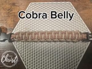 Paracord Cobra Belly Bracelet(360P)