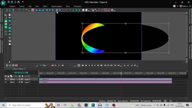 YouTube Intro Template In VSDC Free Video Editor