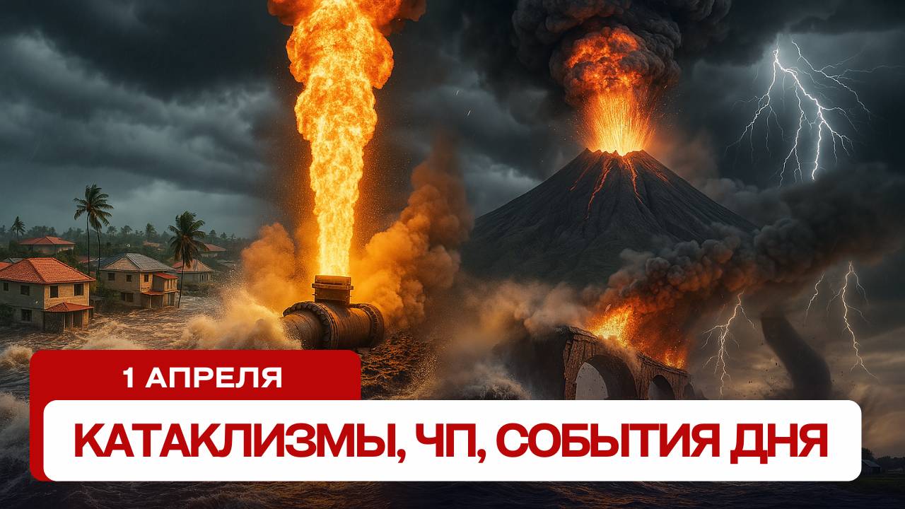 Новости сегодня 01.04.2025. Катаклизмы за день, ЧП, события дня