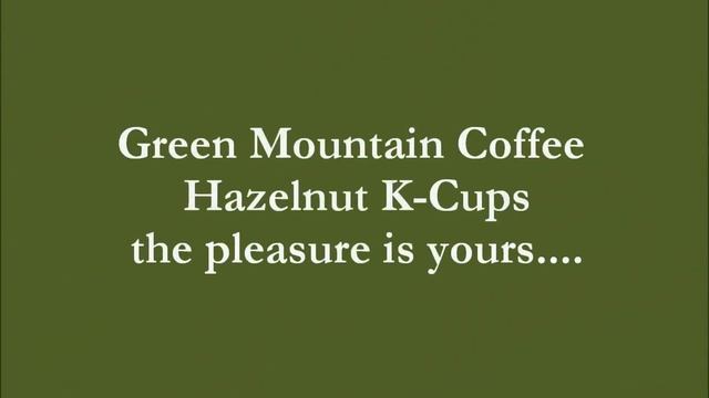 Lane & Wiseman Green Mountain Coffee Roasters Hazelnut K-Cups Coffee смотреть онлайн