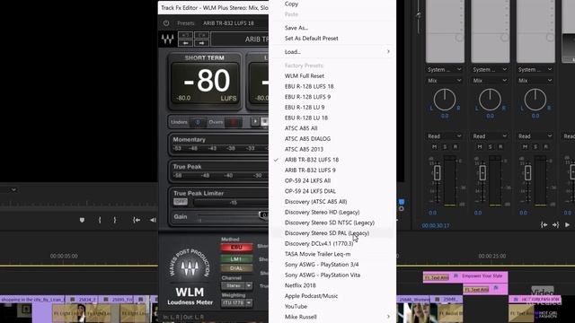 Controlling LUFS (loudness) in Adobe Premiere Pro смотреть онлайн