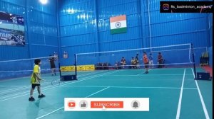 7 year old #badminton player#match#video