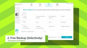Tenorshare iCareFone - iPhone Backup Extractor/ Smart iOS Management