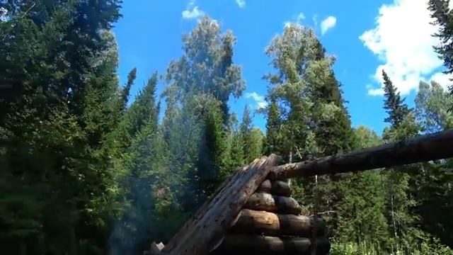 НОВАЯ ИЗБА,ЗИМОВЬЁ. КАК ПОСТРОИТЬ ИЗБУ В ОДИНОЧКУ В ТАЙГЕ. ЗАСТИЛАЮ КРЫШУ, ТАЁЖНАЯ ЖИЗНЬ.