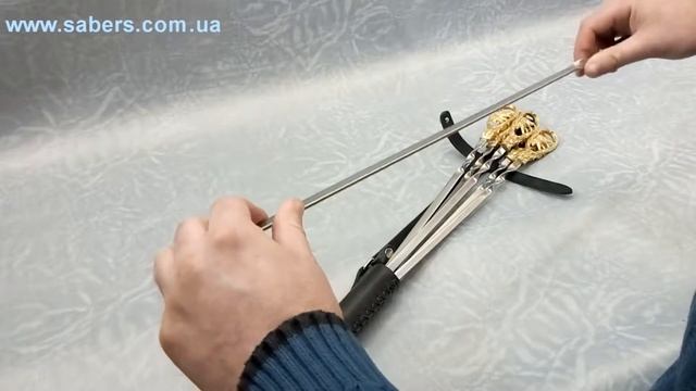 Набор "Медведь" в колчане из натуральной кожи смотреть онлайн