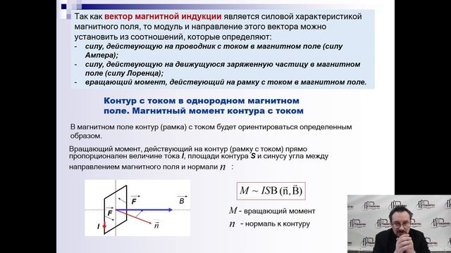 Физика. Основы магнитостатики. Теорема Гаусса и теорема циркуляции магнитного поля