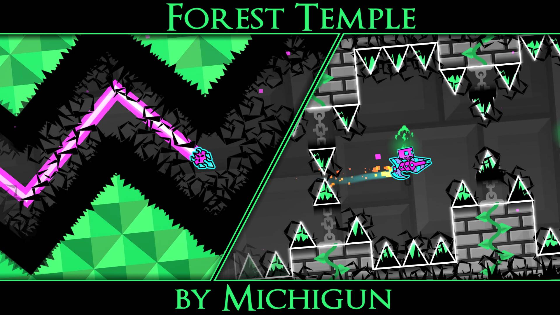 Вернулся к этому уровню спустя год | Forest Temple by Michigun | Hard Demon смотреть онлайн
