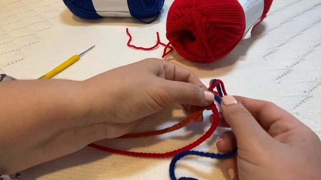 Թևնոց և Գլխակապ դրոշի գույներով / Knitted Bracelet and Headband with Armenian Flag Colors смотреть онлайн