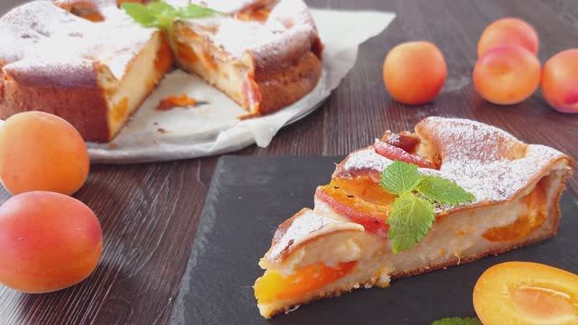 Абрикосовый пирог — нежнейшая выпечка к чаю 🍑☕