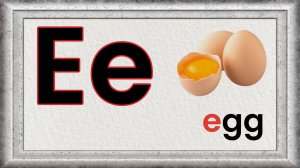 Ee Letter (ABC) - The Alphabet  // Phonics