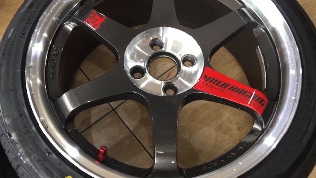 TE37sl  17”  in  Hankook 205/45-17
