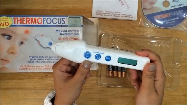 Thermofocus Touchless Thermometer unboxing смотреть онлайн