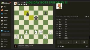 SPEEDRUNNING CHESS.COM'S HOLIDAY BOTS 2022 !!!!!!
