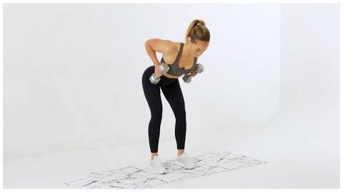 Week 2 Day 1 ⧸⧸ Full Body Workout with Weights ⧸⧸ Strength + Cardio