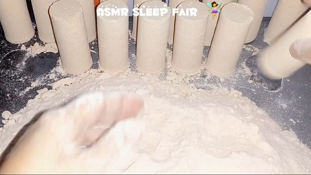 Crunchy baking soda crushing | ASMR Sleep fairy 🧚♀️