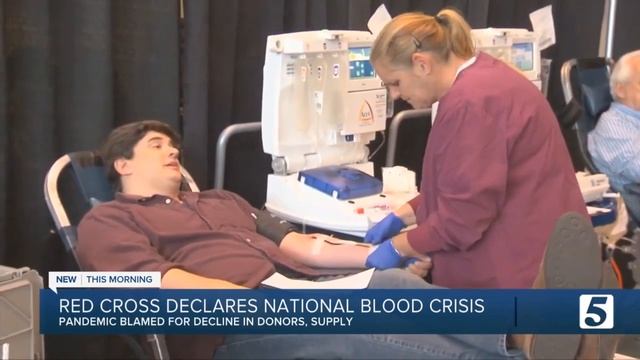 The American Red Cross declares first-ever national blood crisis смотреть онлайн