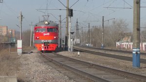 "Круглая" электричка серии ЭР в Красноярске | Железная дорога в Сибири