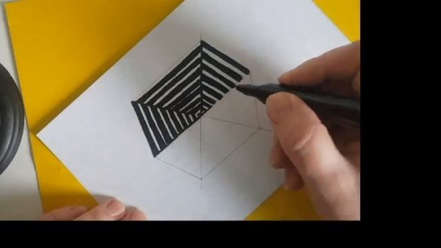 Рисуем иллюзия (72), легко и просто смотреть онлайн