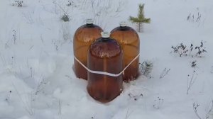 Взрываю три кеги разом