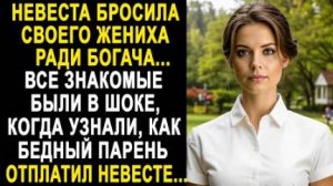 Невеста бросила своего жениха ради богача... Все знакомые были в шоке, когда узнали, как бедный...