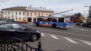 Троллейбус ЗиУ-682Г в центре Ярославля!!! Маршрут 9