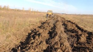 Тракторы т-170 снова пашут плантаж