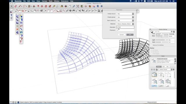 Fredo Scale , Bezier Curve, Soap Bubble, Line 2 Tubes : SketchUp Extensions สุดเจ๋ง ที่ต้องรู้ смотреть онлайн