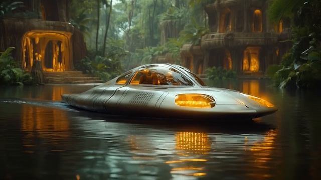 ▎Расслабляющие экзотические джунгли: Ретро-футуристические AI клипы 🌿🎶