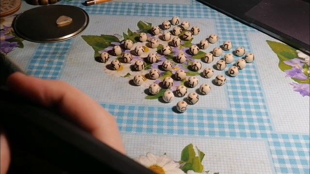 Буквечные бусы #4 завершение