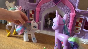 Пони устроили вечеринку. Сиестия, Каданс, Луна. My little pony.