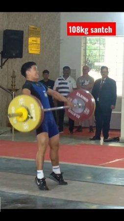 2022-23 NATIONAL CHAMPIONSHIP TAMILNADU 61KG YOUTH (SANTCH-108KG) #shorts #weightlifting#2023#santc
