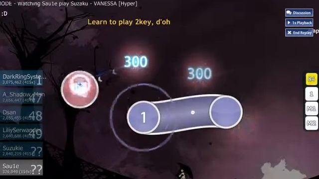 Sau1e - Osu! Suzaku Vanessa [HYPER] смотреть онлайн