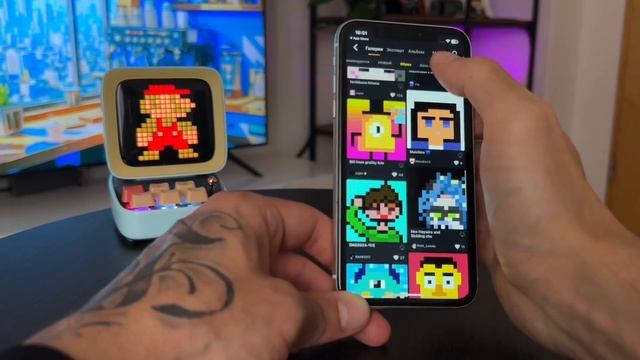 Гиковская Bluetooth-колонка с ретро-стилем. Divoom Ditoo Pro смотреть онлайн