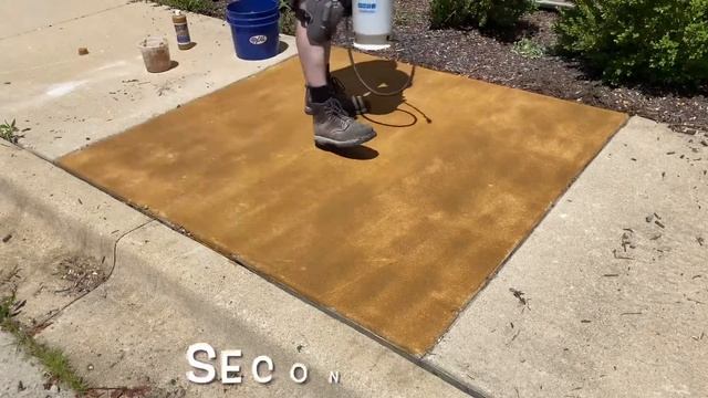 How To: Exterior Concrete Staining by Mineral Pigment смотреть онлайн