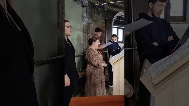 "Ныне силы Небесныя" Ю.Костюк. Литургия Поеждеосвященных Даров смотреть онлайн