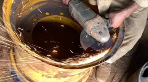 Пакистанские мастера - восстановление котка Dynapac после падения