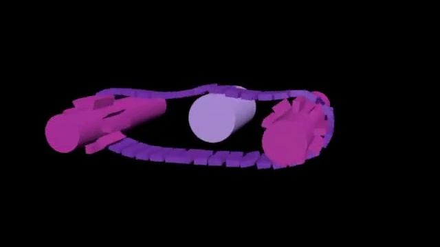 testing dynamic track in 3ds max using Mass Fx