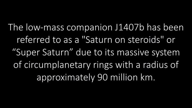 Saturn On Steroids - 1SWASP J140747 93 394542 6 b смотреть онлайн