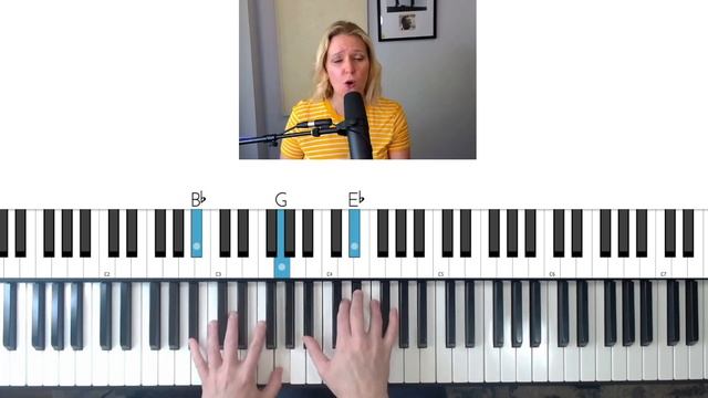 Old Time Rock and Roll Piano tutorial - sing and play with bluesy improvisation section! смотреть онлайн