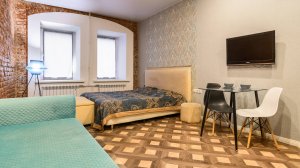 Трехместная квартира-студия с кухней 35м2 у Новой Голландии