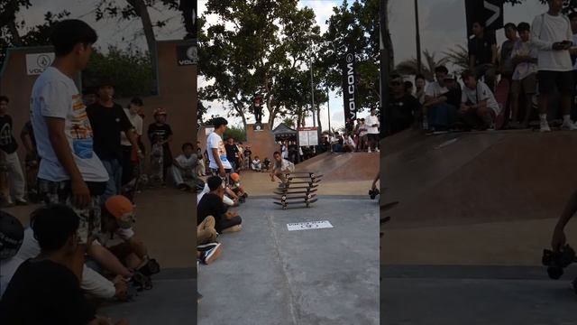 Skateboard Jump Kuta Beach Skatepark Bali part1 смотреть онлайн
