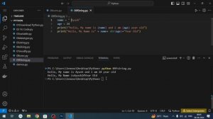 f-string in python || python course in hindi (09)