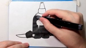 Drawing Black Impostor Friday Night Funkin Mod